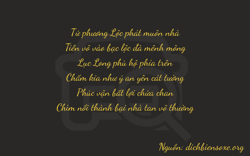 Thơ dịch biển số xe 40662