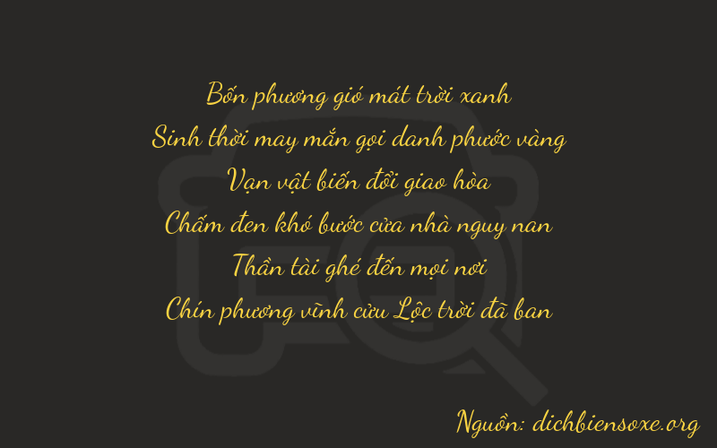 Thơ dịch biển số xe 40669