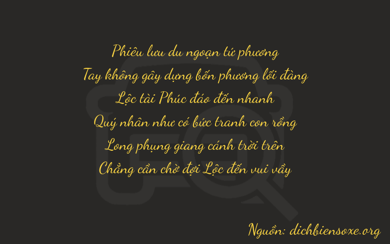 Thơ dịch biển số xe 40670