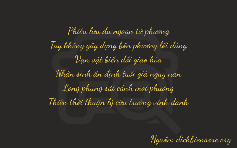 Thơ dịch biển số xe 40679