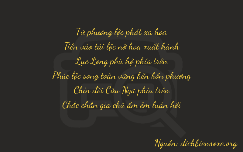 Thơ dịch biển số xe 40691