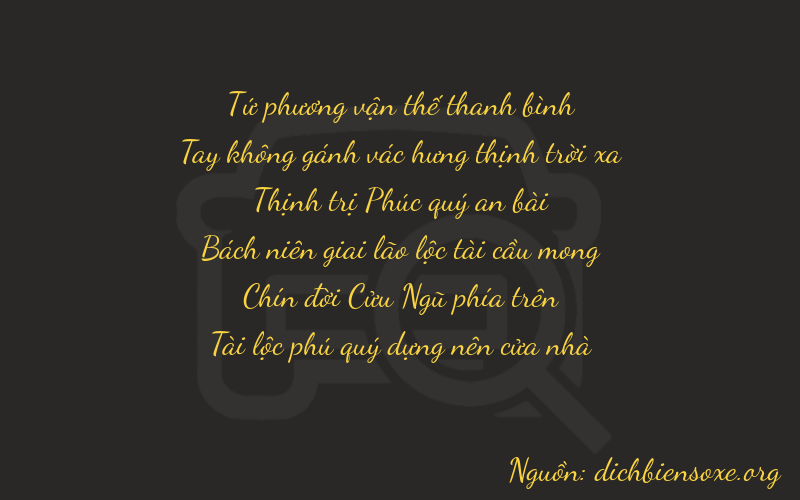 Thơ dịch biển số xe 40692