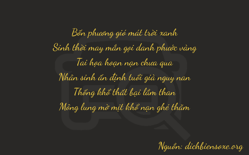Thơ dịch biển số xe 40714