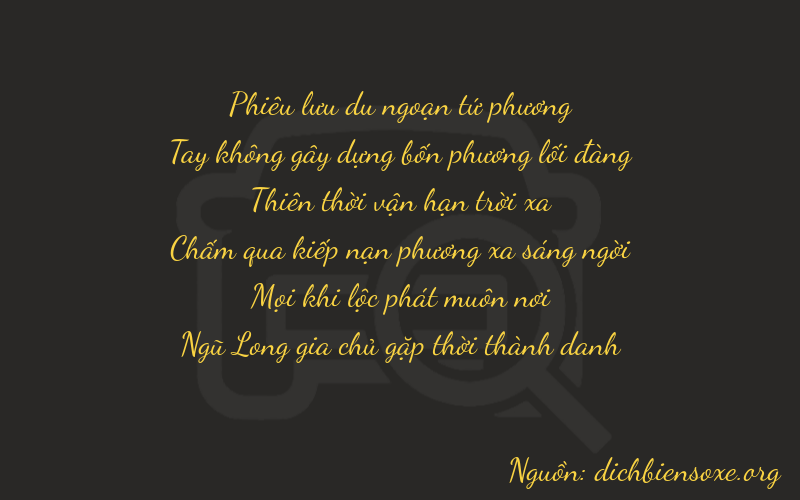 Thơ dịch biển số xe 40715