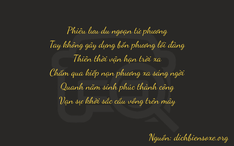 Thơ dịch biển số xe 40751
