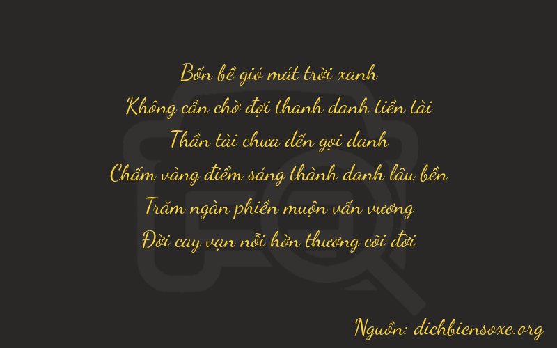 Thơ dịch biển số xe 40757