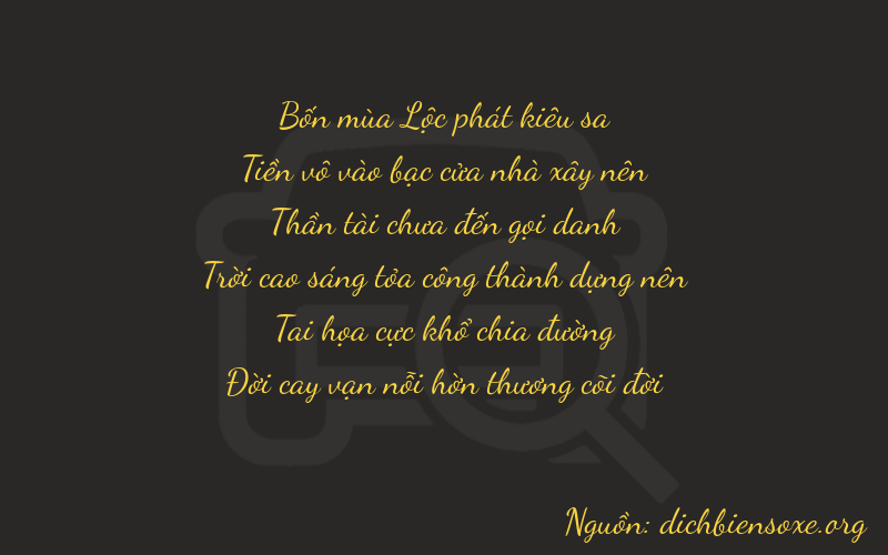 Thơ dịch biển số xe 40767