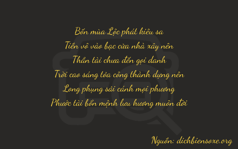 Thơ dịch biển số xe 40776