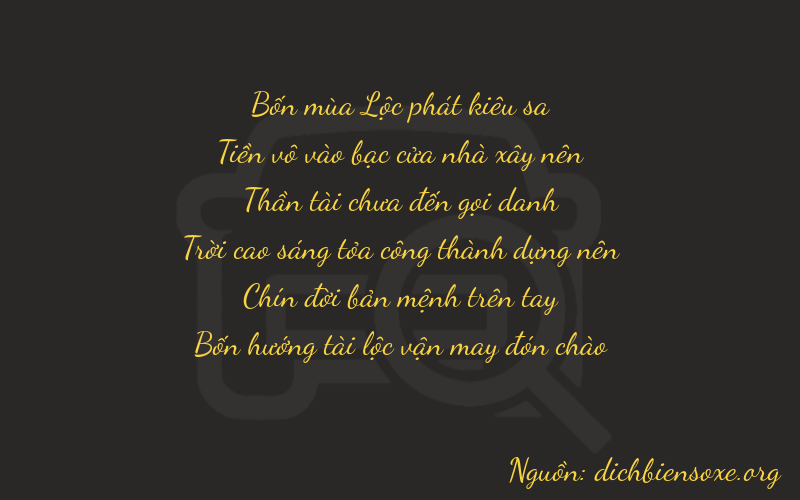 Thơ dịch biển số xe 40794
