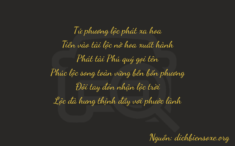 Thơ dịch biển số xe 40826