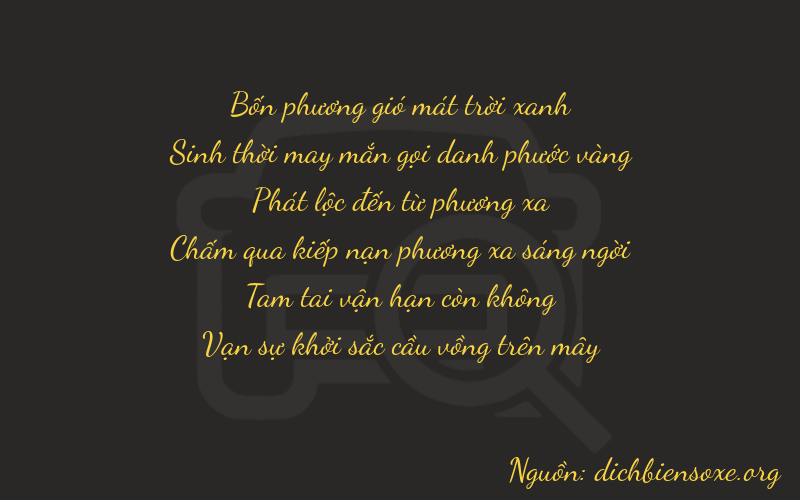 Thơ dịch biển số xe 40831