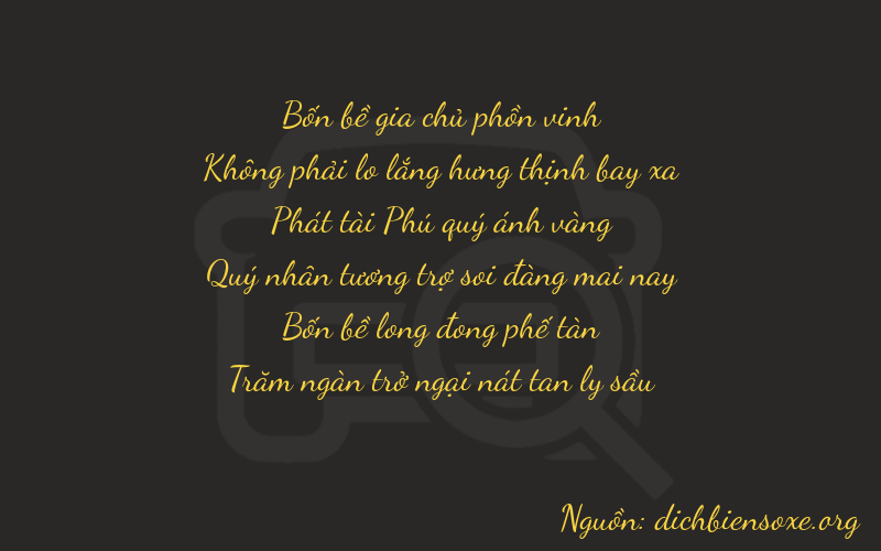 Thơ dịch biển số xe 40846