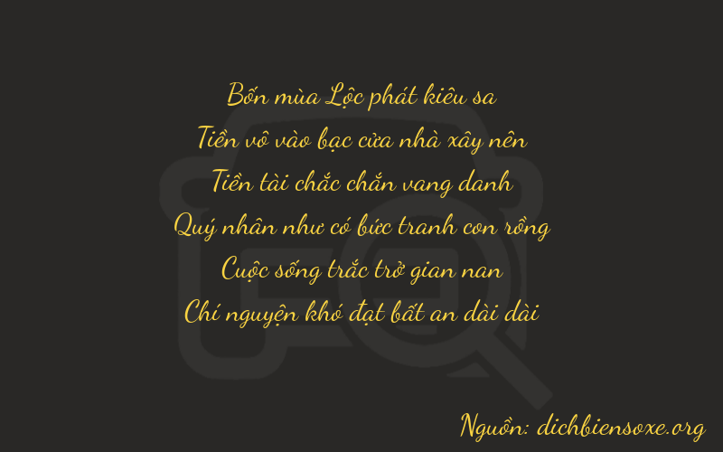 Thơ dịch biển số xe 40857