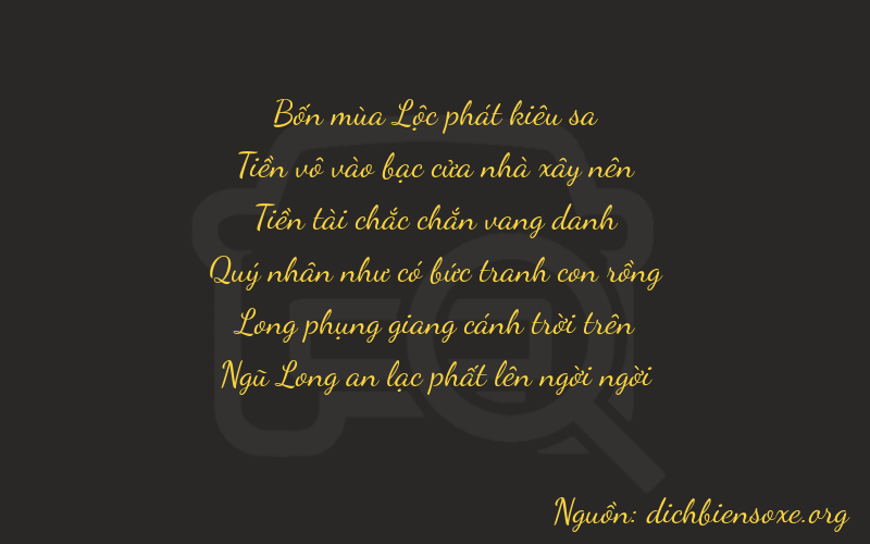 Thơ dịch biển số xe 40875