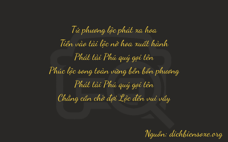 Thơ dịch biển số xe 40880