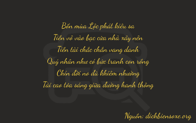 Thơ dịch biển số xe 40893