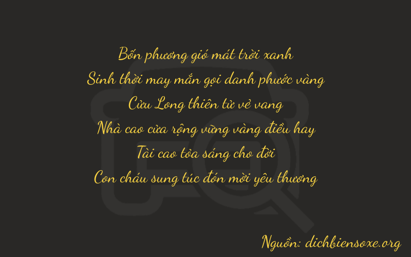 Thơ dịch biển số xe 40930
