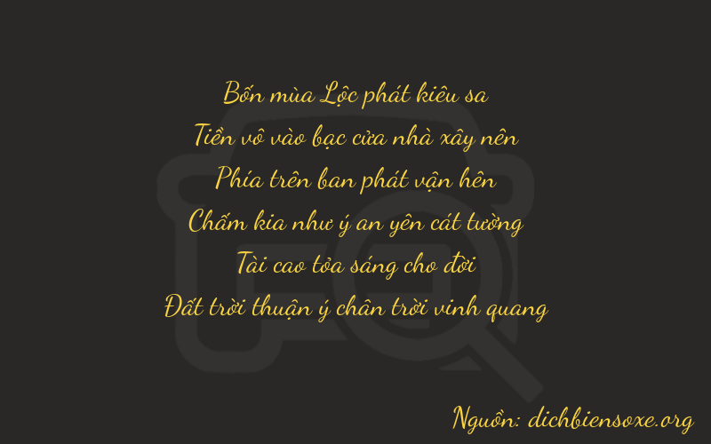 Thơ dịch biển số xe 40938