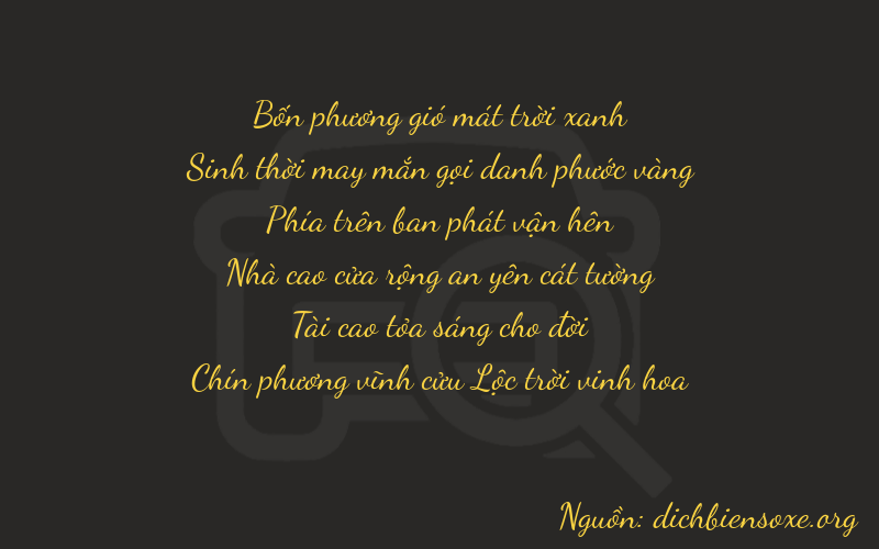 Thơ dịch biển số xe 40939