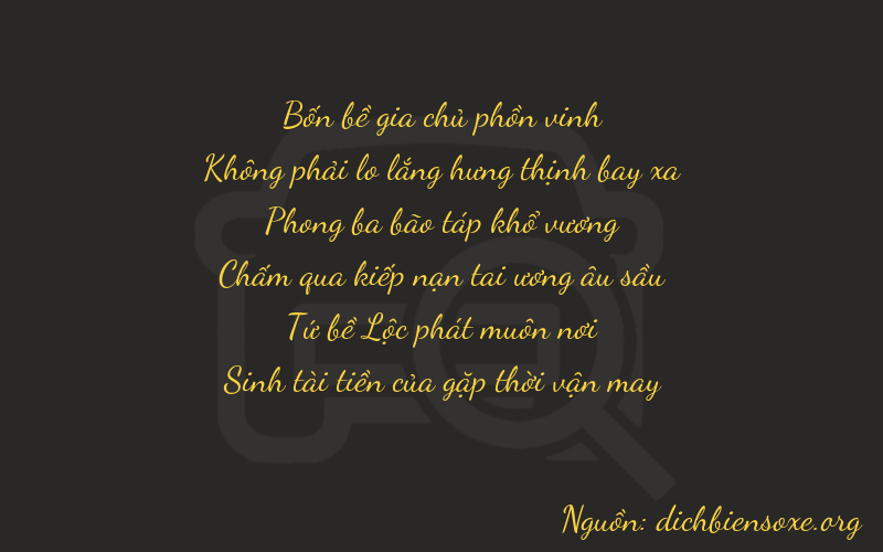 Thơ dịch biển số xe 40945