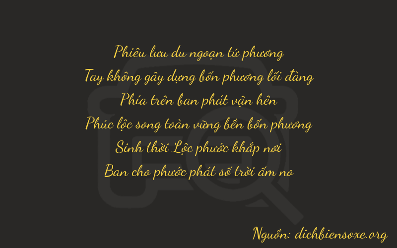 Thơ dịch biển số xe 40958