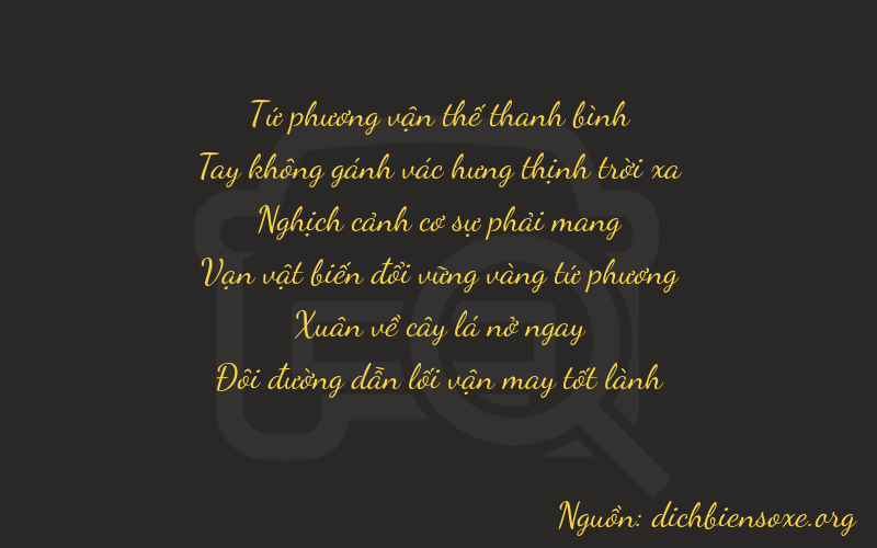 Thơ dịch biển số xe 40962