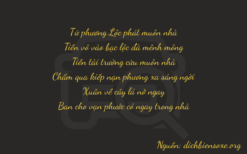 Thơ dịch biển số xe 40968