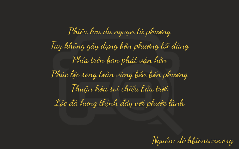 Thơ dịch biển số xe 40976