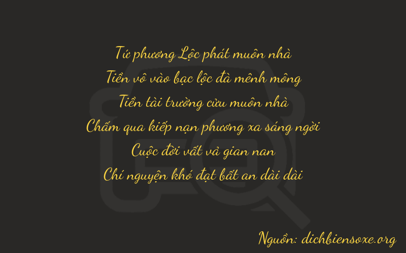 Thơ dịch biển số xe 40977