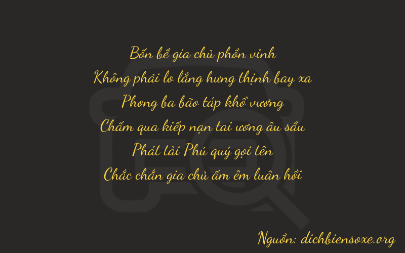 Thơ dịch biển số xe 40981