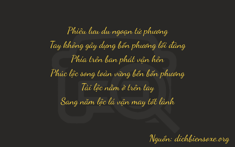 Thơ dịch biển số xe 40985