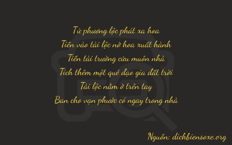 Thơ dịch biển số xe 40988