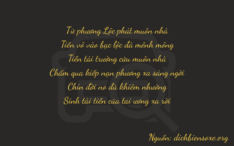 Thơ dịch biển số xe 40995
