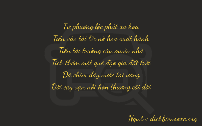 Thơ dịch biển số xe 40997