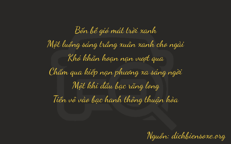 Thơ dịch biển số xe 41010