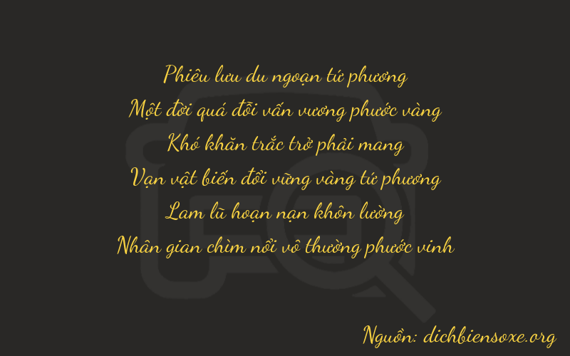 Thơ dịch biển số xe 41014