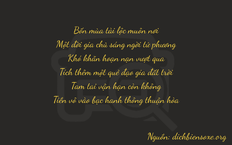 Thơ dịch biển số xe 41030
