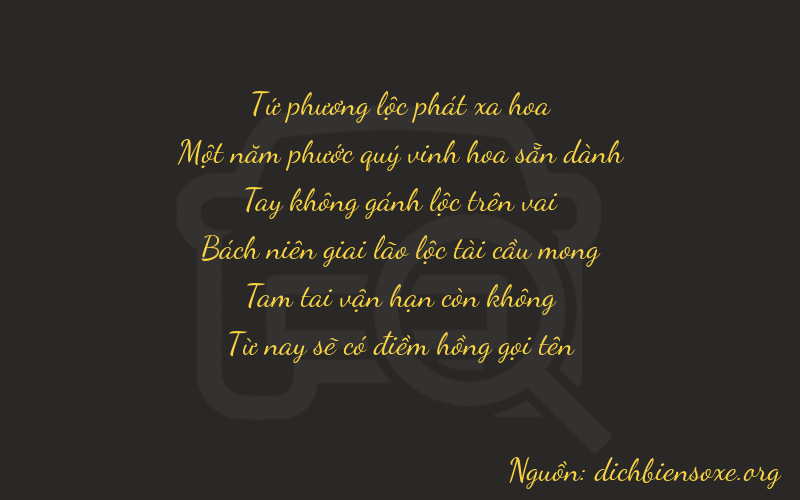 Thơ dịch biển số xe 41035