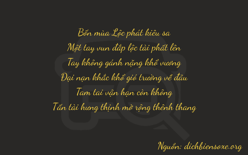 Thơ dịch biển số xe 41038