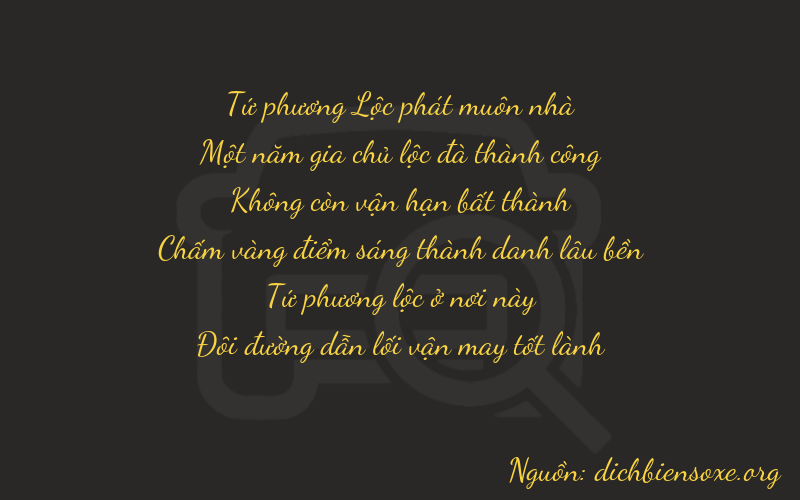Thơ dịch biển số xe 41042