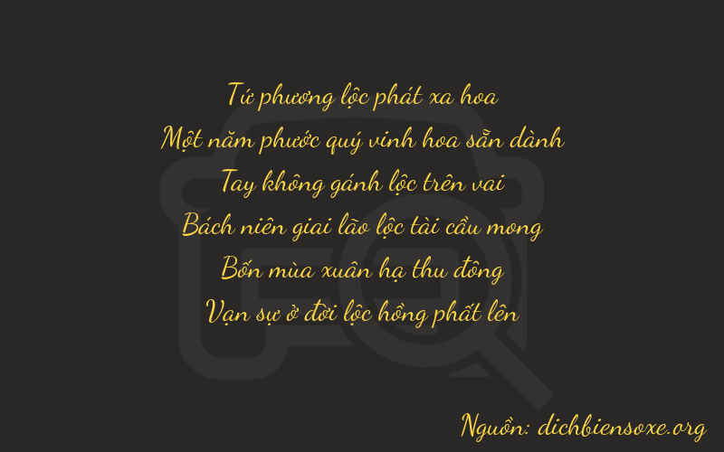 Thơ dịch biển số xe 41044