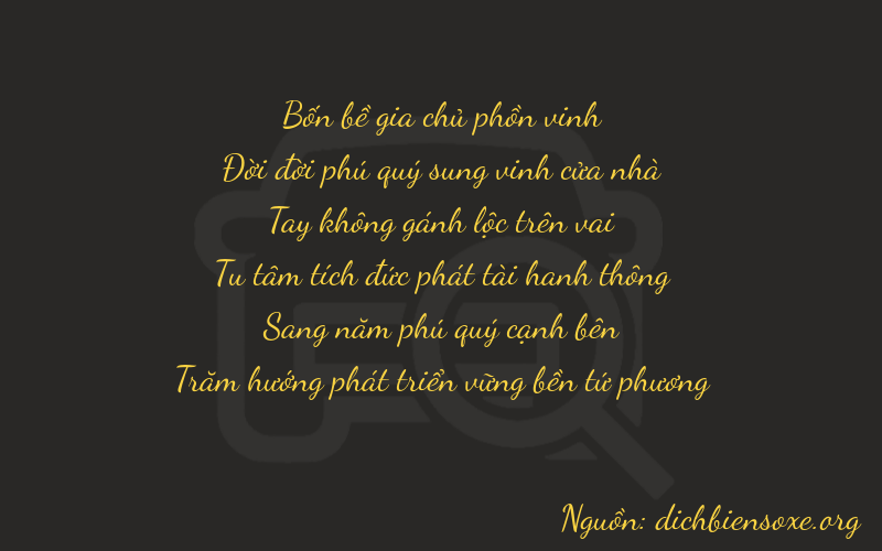 Thơ dịch biển số xe 41054