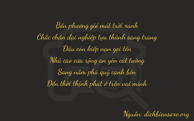Thơ dịch biển số xe 41058