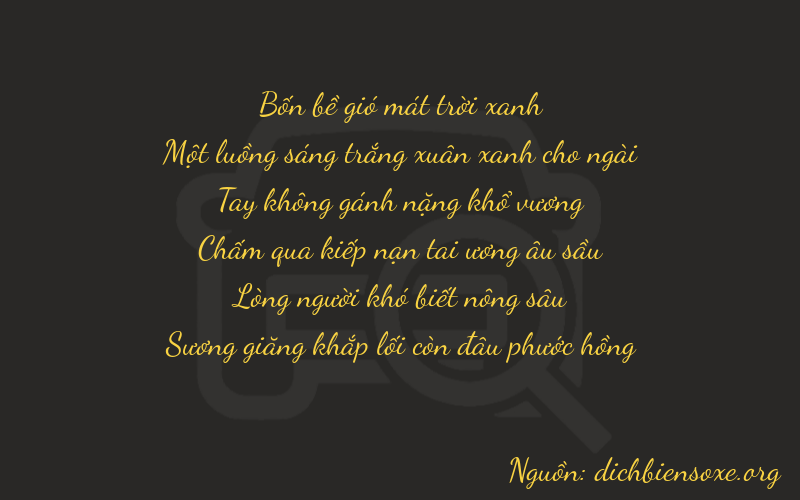 Thơ dịch biển số xe 41064