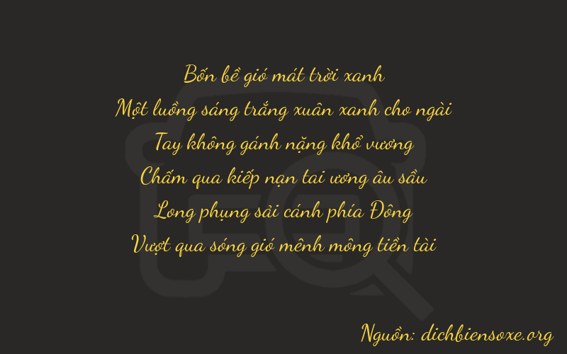 Thơ dịch biển số xe 41073