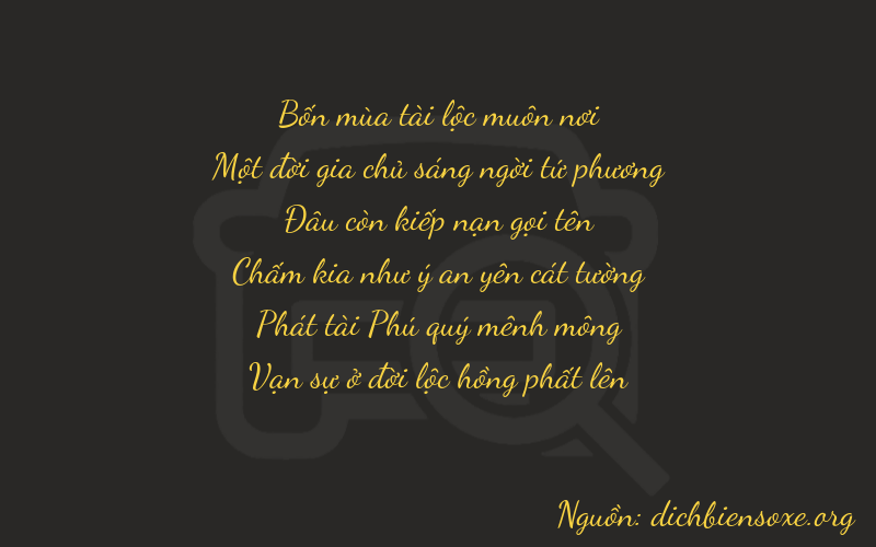 Thơ dịch biển số xe 41084