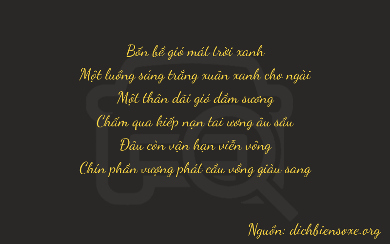 Thơ dịch biển số xe 41109