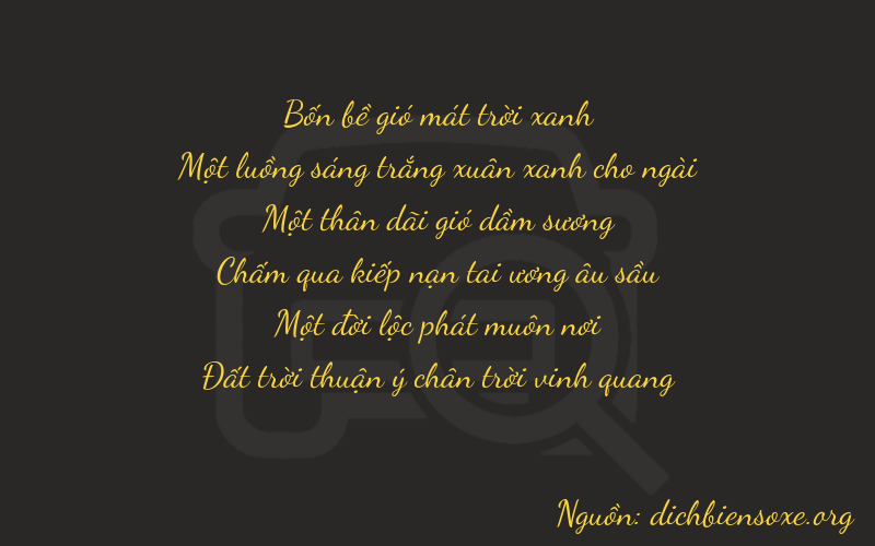 Thơ dịch biển số xe 41118