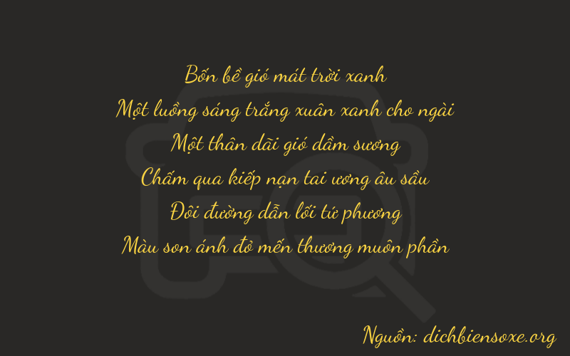 Thơ dịch biển số xe 41127