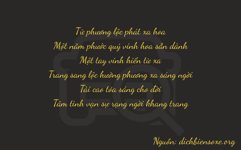 Thơ dịch biển số xe 41134